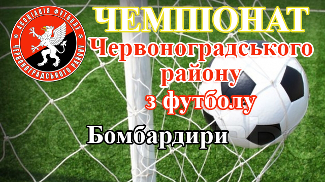 Чемпіонат Червоноградського району з футболу. Бомбардири станом на 27 серпня